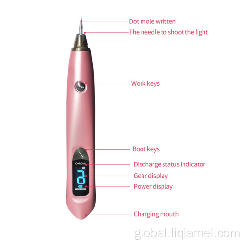 Beauty Care LCD Display Laser Mole Remover Pen